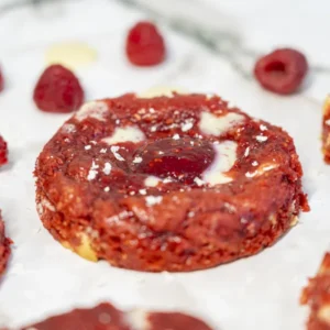 Cookies pistache framboises